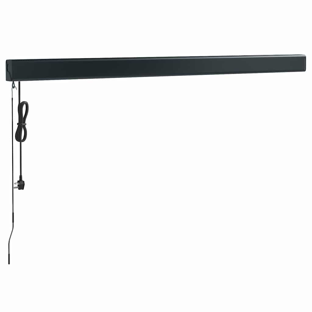 vidaXL Zwijana markiza, kremowa, 3,5x2,5 m, tkanina i aluminium