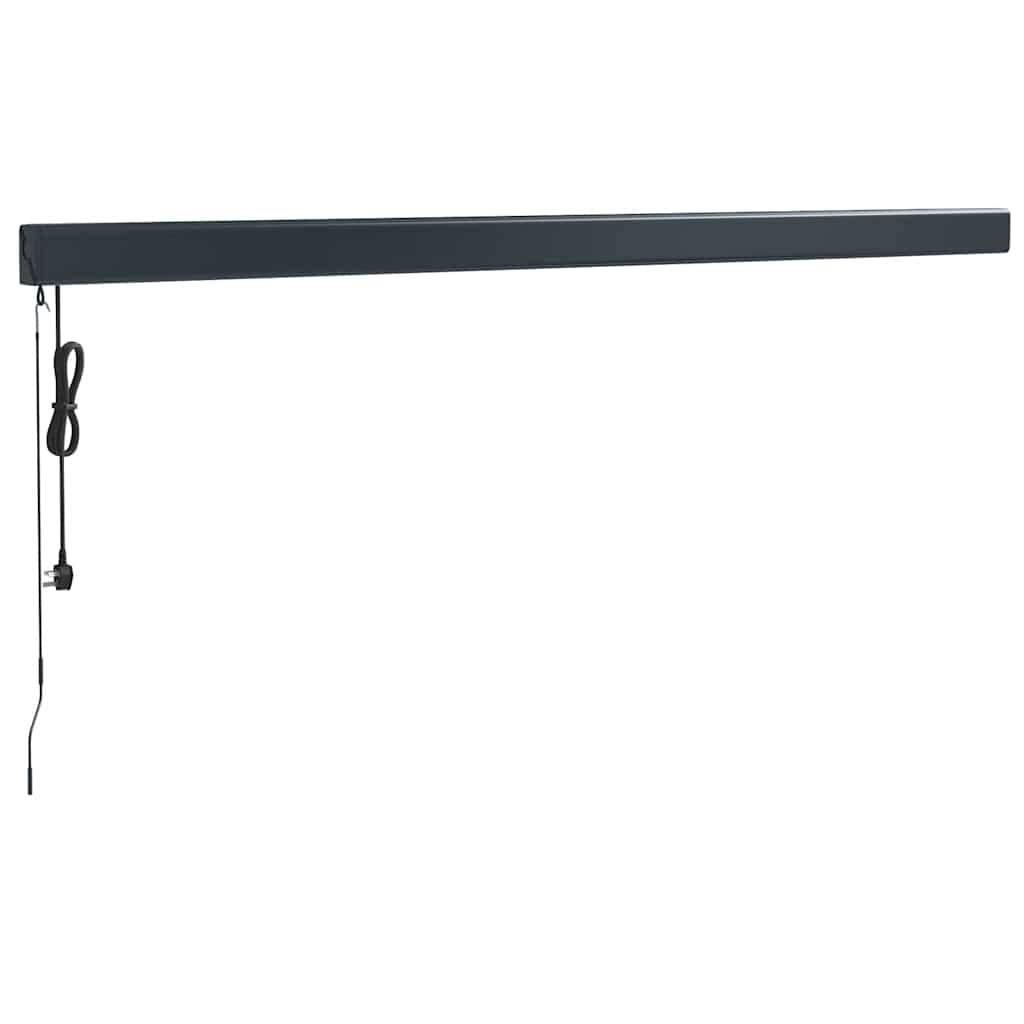 vidaXL Zwijana markiza, kremowa, 4,5x3 m, tkanina i aluminium