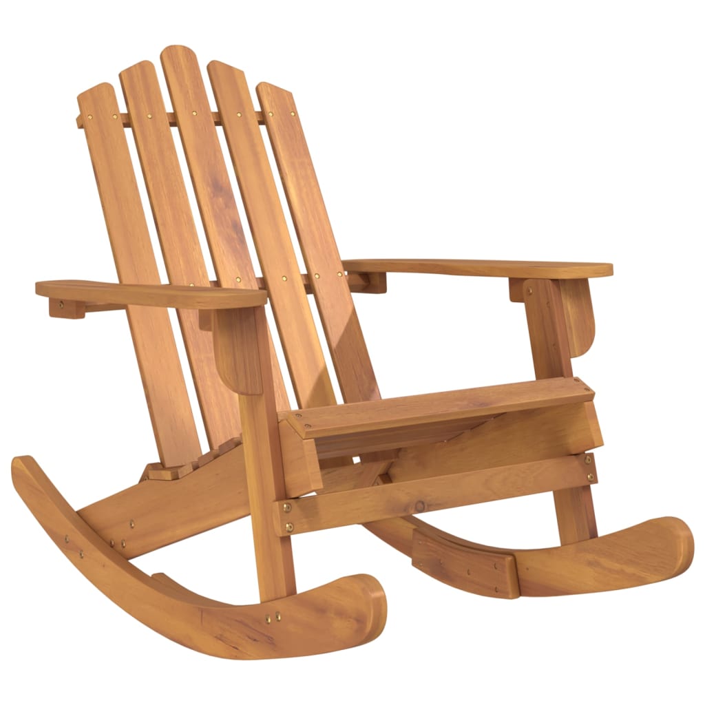 vidaXL Fotel bujany Adirondack, lite drewno akacjowe