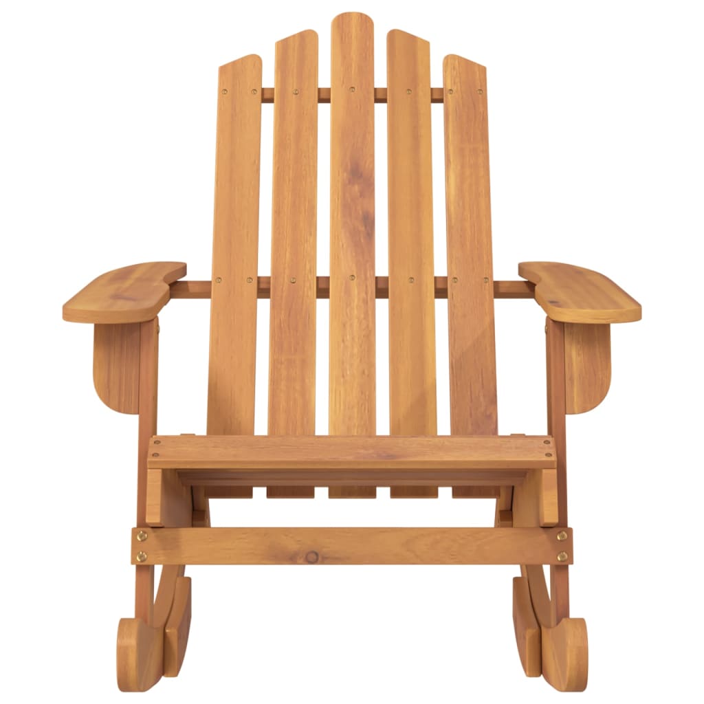 vidaXL Fotel bujany Adirondack, lite drewno akacjowe