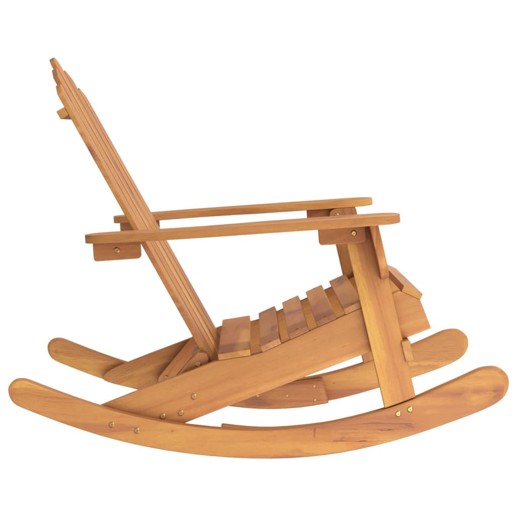 vidaXL Fotel bujany Adirondack, lite drewno akacjowe