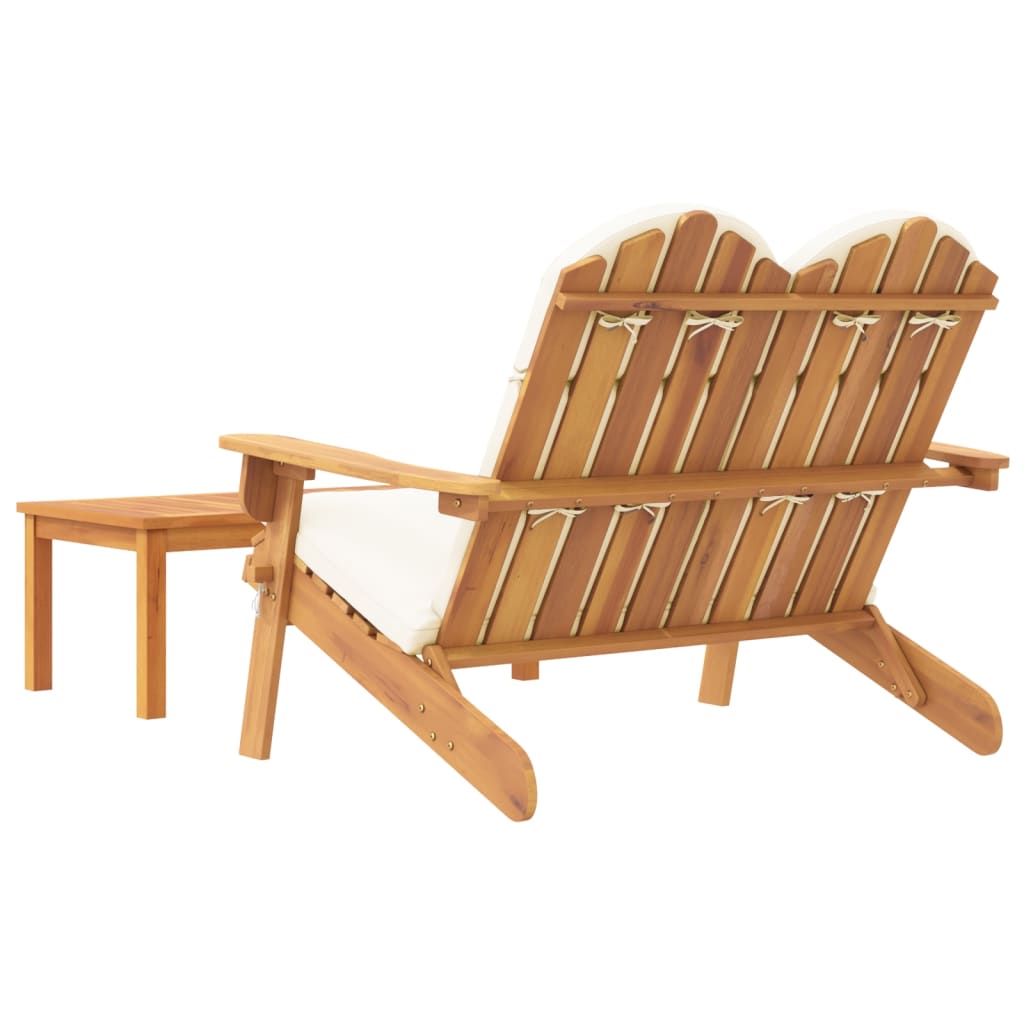 vidaXL 2-cz. zestaw wypoczynkowy do ogrodu Adirondack, drewno akacjowe