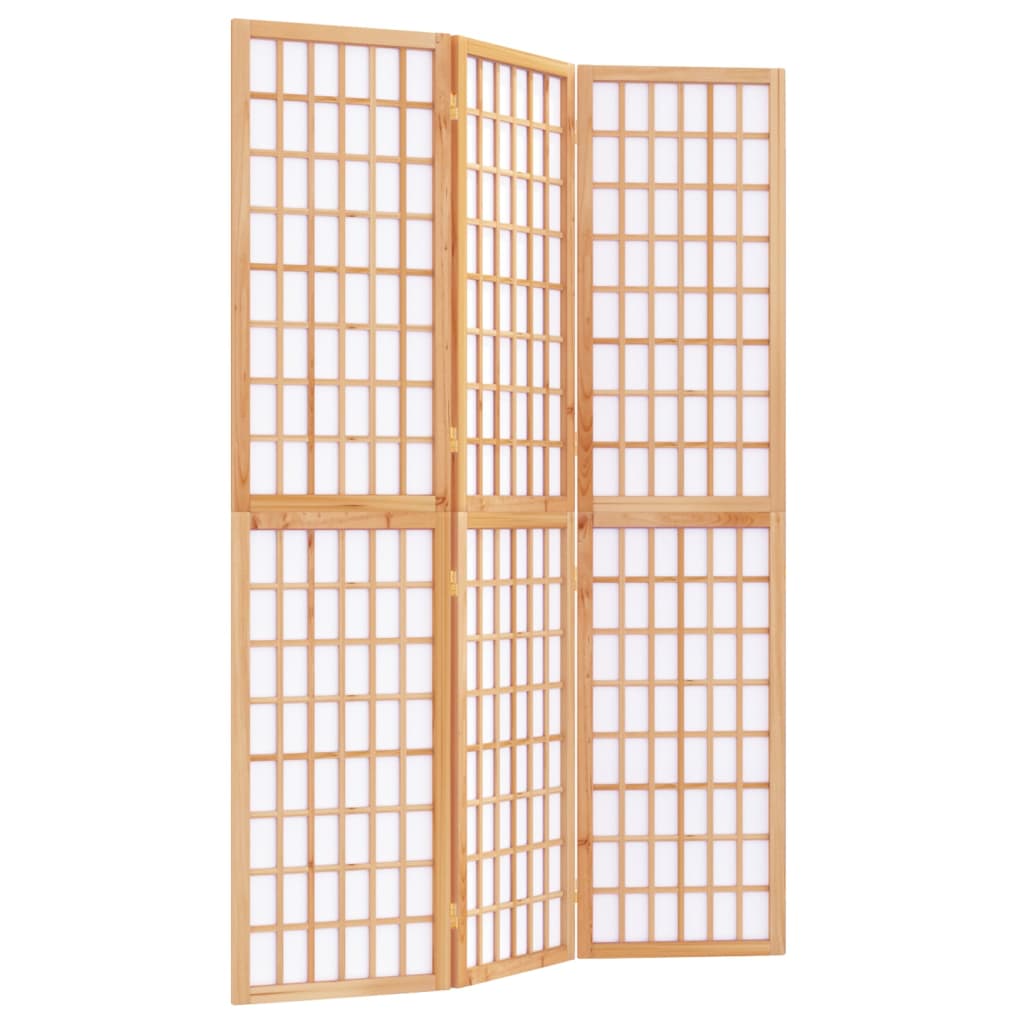vidaXL Składany parawan 3-panelowy w stylu japońskim, 120x170 cm
