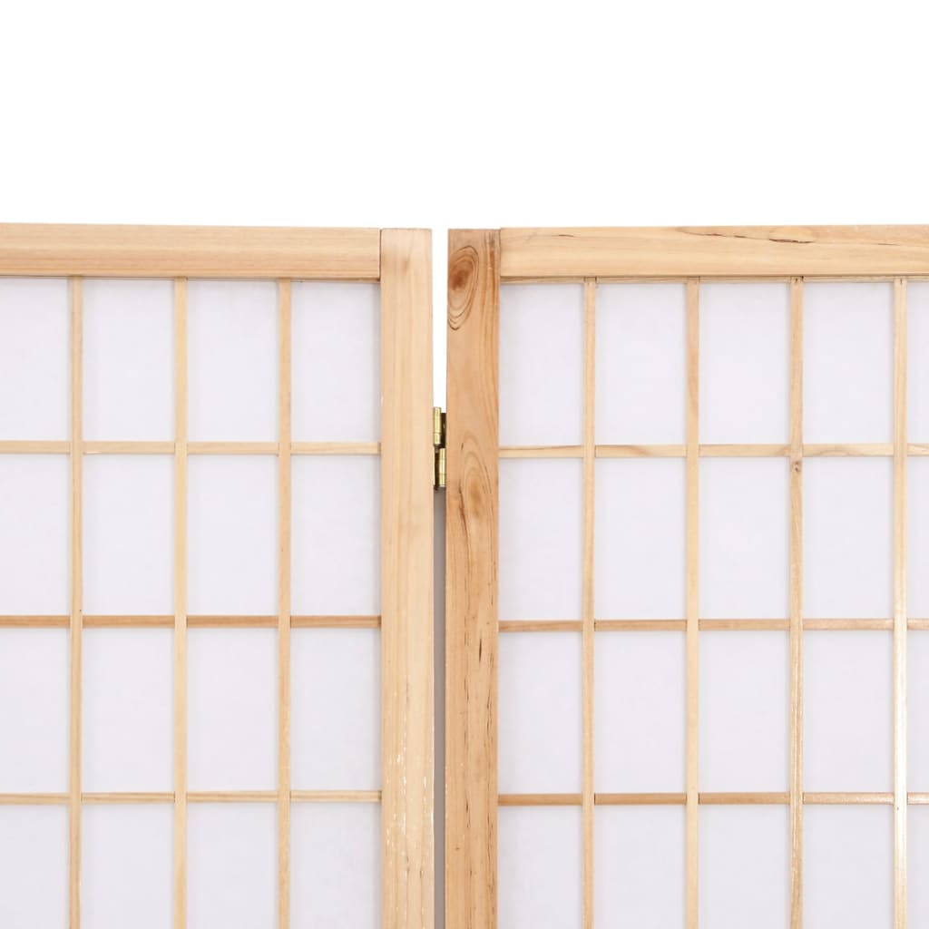 vidaXL Składany parawan 4-panelowy w stylu japońskim, 160x170 cm