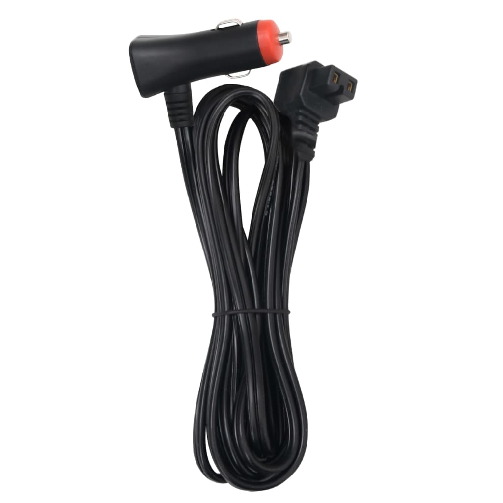 vidaXL Lodówka z uchwytem, czarno-szara, 35 L, PP i PE