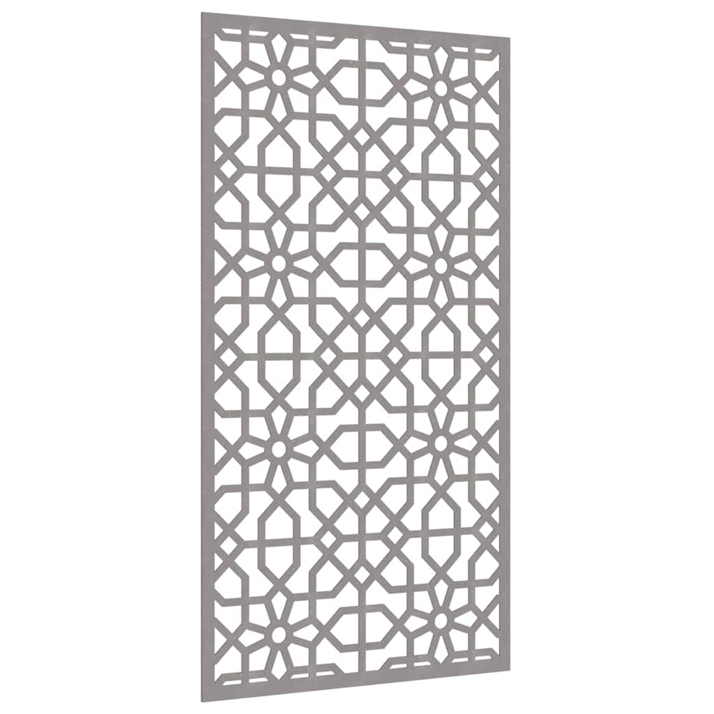 vidaXL Ogrodowa dekoracja ścienna, 105x55 cm, stal kortenowska