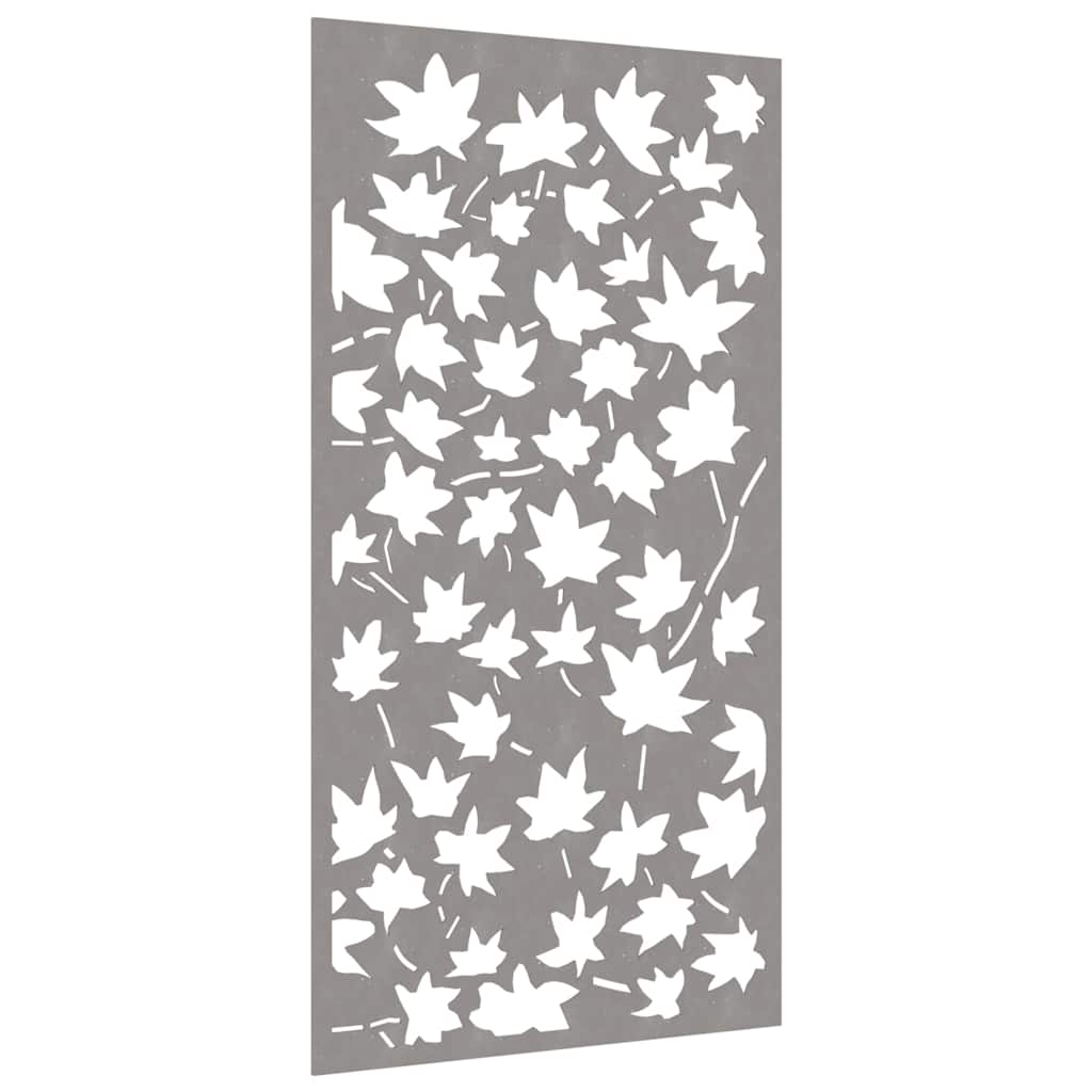 vidaXL Ogrodowa dekoracja ścienna, 105x55 cm, stal kortenowska, klon