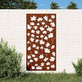 vidaXL Ogrodowa dekoracja ścienna, 105x55 cm, stal kortenowska, klon