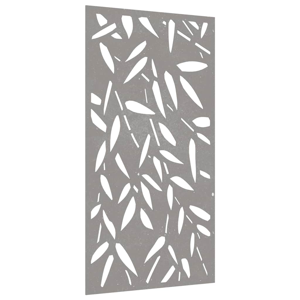 vidaXL Ogrodowa dekoracja ścienna, 105x55 cm, stal kortenowska