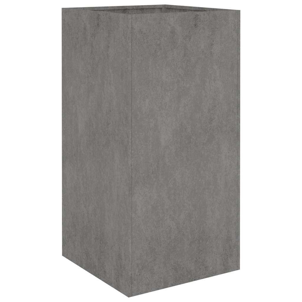 vidaXL Donica, 40x40x80 cm, stal kortenowska