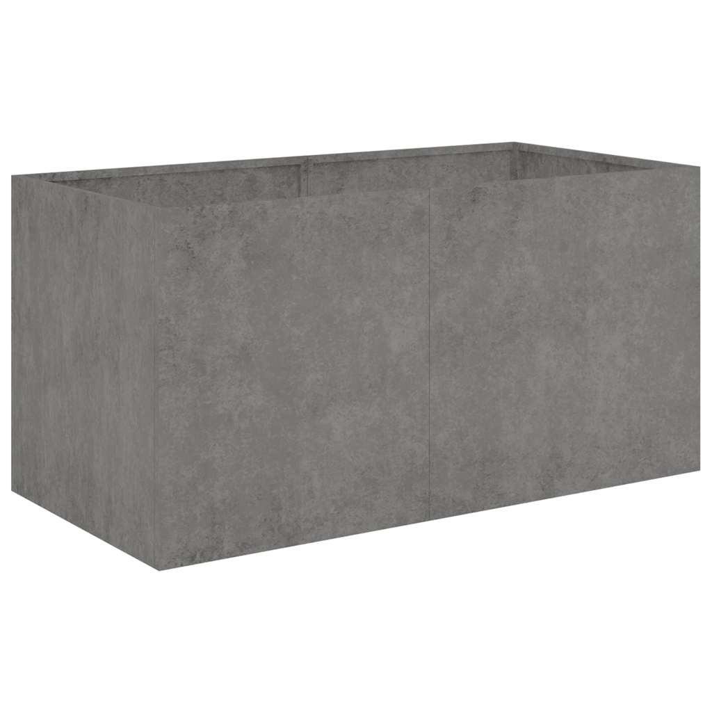 vidaXL Donica, 80x40x40 cm, stal kortenowska
