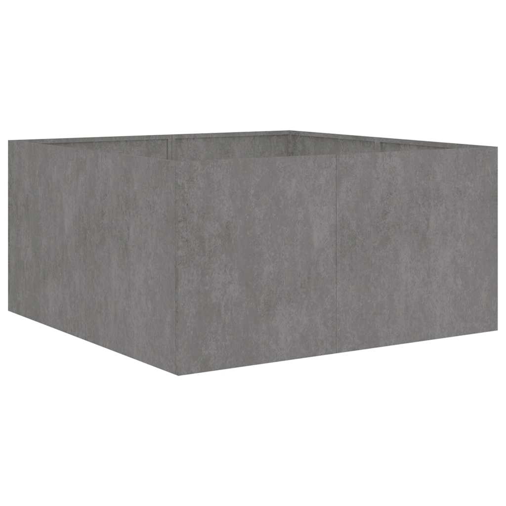 vidaXL Donica, 80x80x40 cm, stal kortenowska