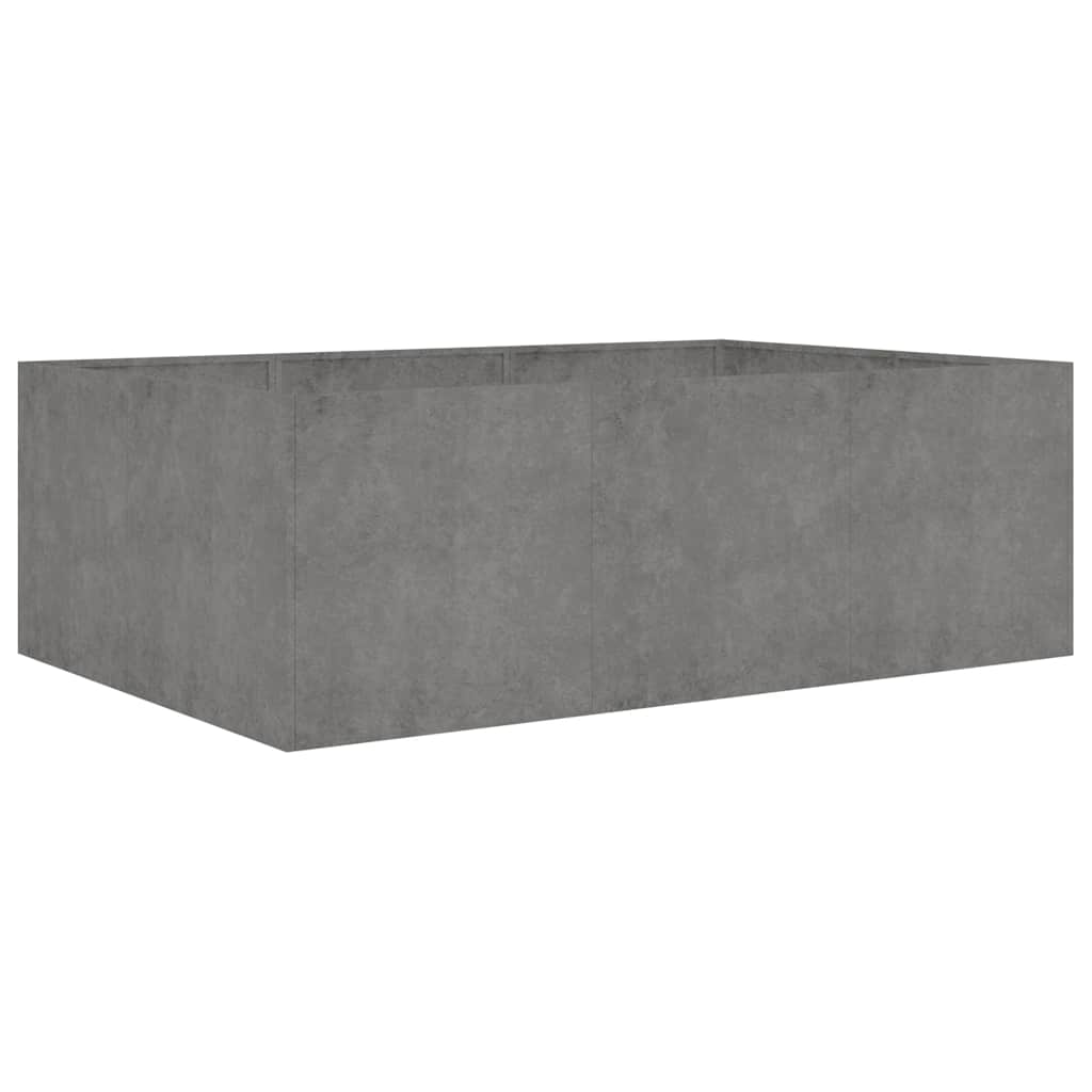 vidaXL Podwyższona donica, 120x80x40 cm, stal kortenowska