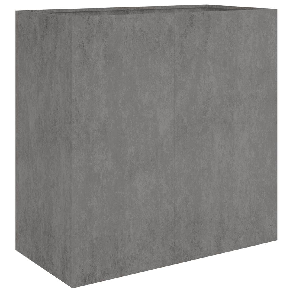 vidaXL Donica, 40x80x80 cm, stal kortenowska