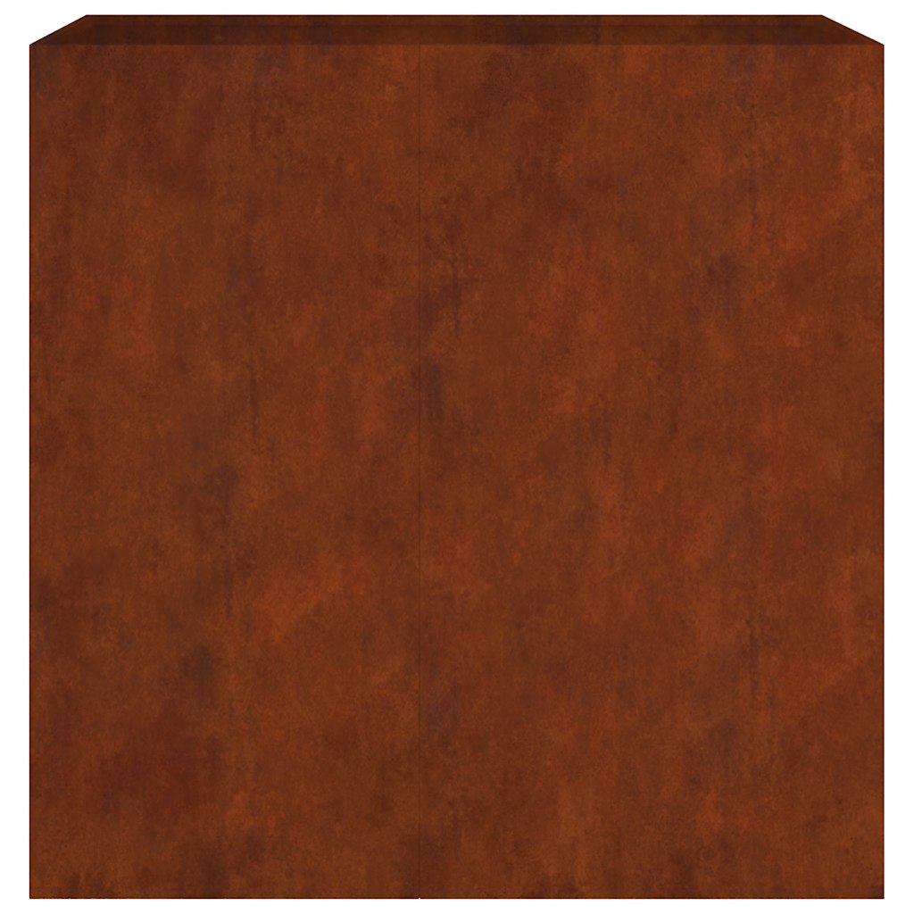 vidaXL Donica, 40x80x80 cm, stal kortenowska