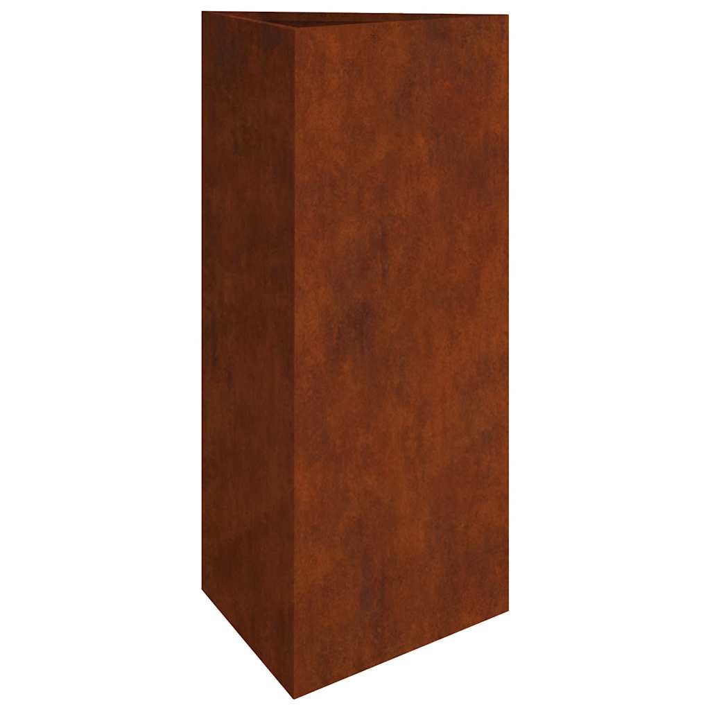 vidaXL Donica ogrodowa, 40x34,5x75 cm, stal kortenowska