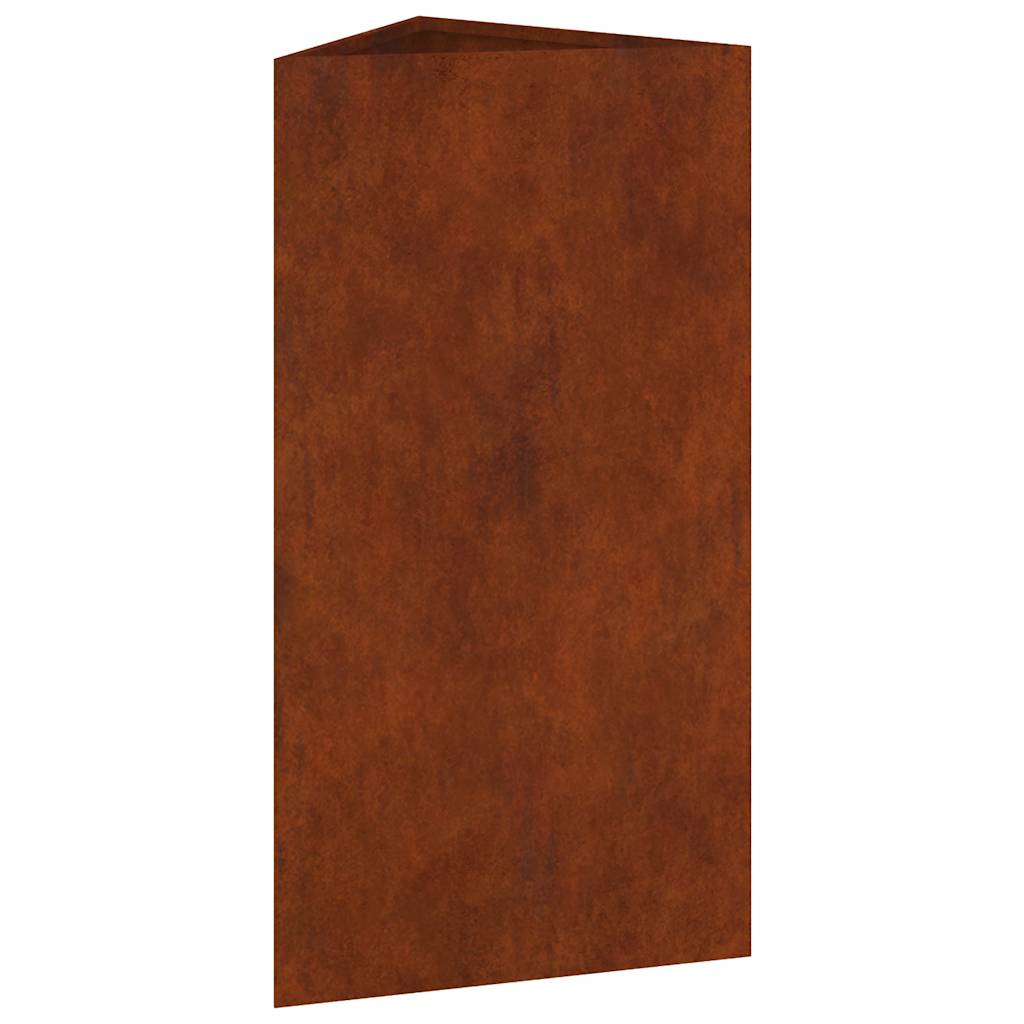 vidaXL Donica ogrodowa, 40x34,5x75 cm, stal kortenowska
