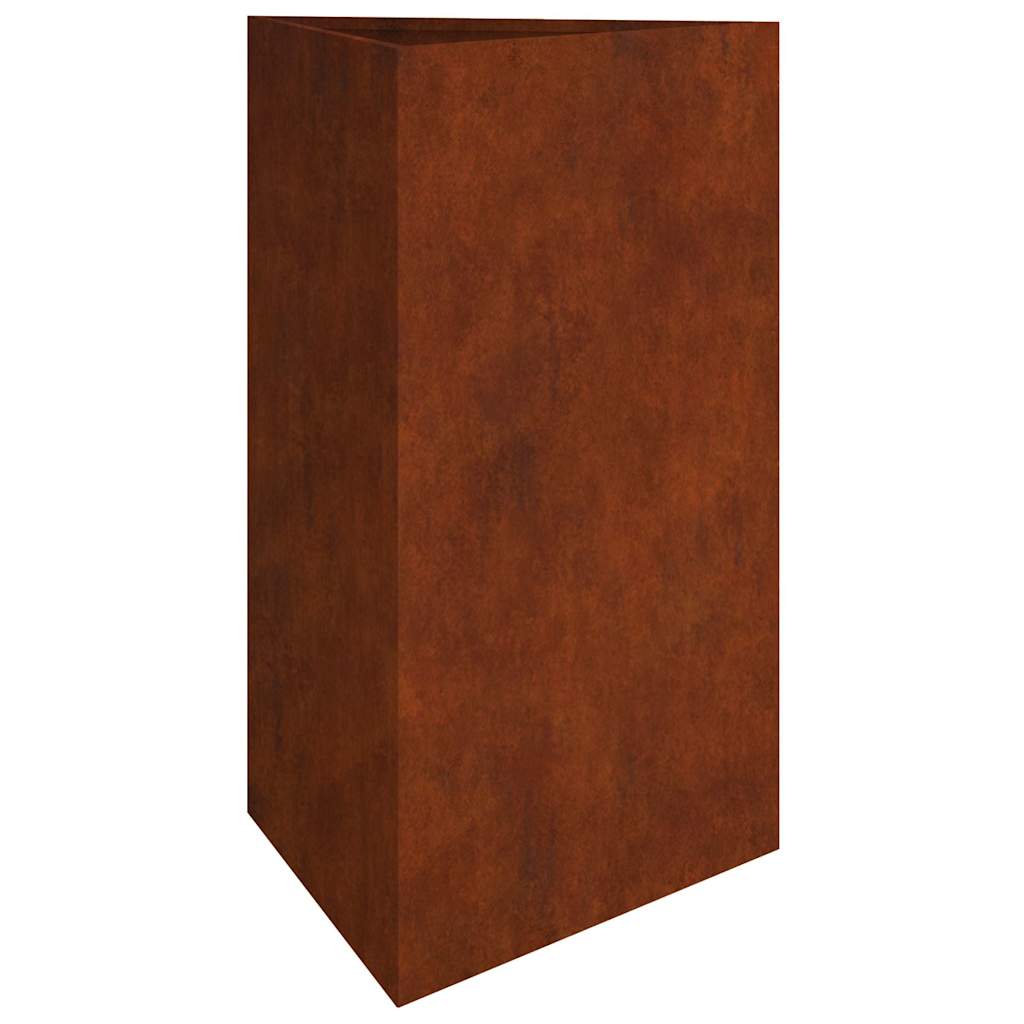 vidaXL Donica ogrodowa, 50x43x75 cm, stal kortenowska