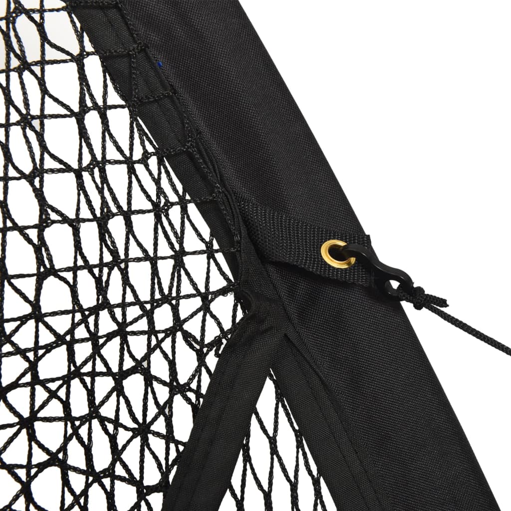 vidaXL Siatka do treningu uderzeń w baseballu, czarna, 900x400x250 cm