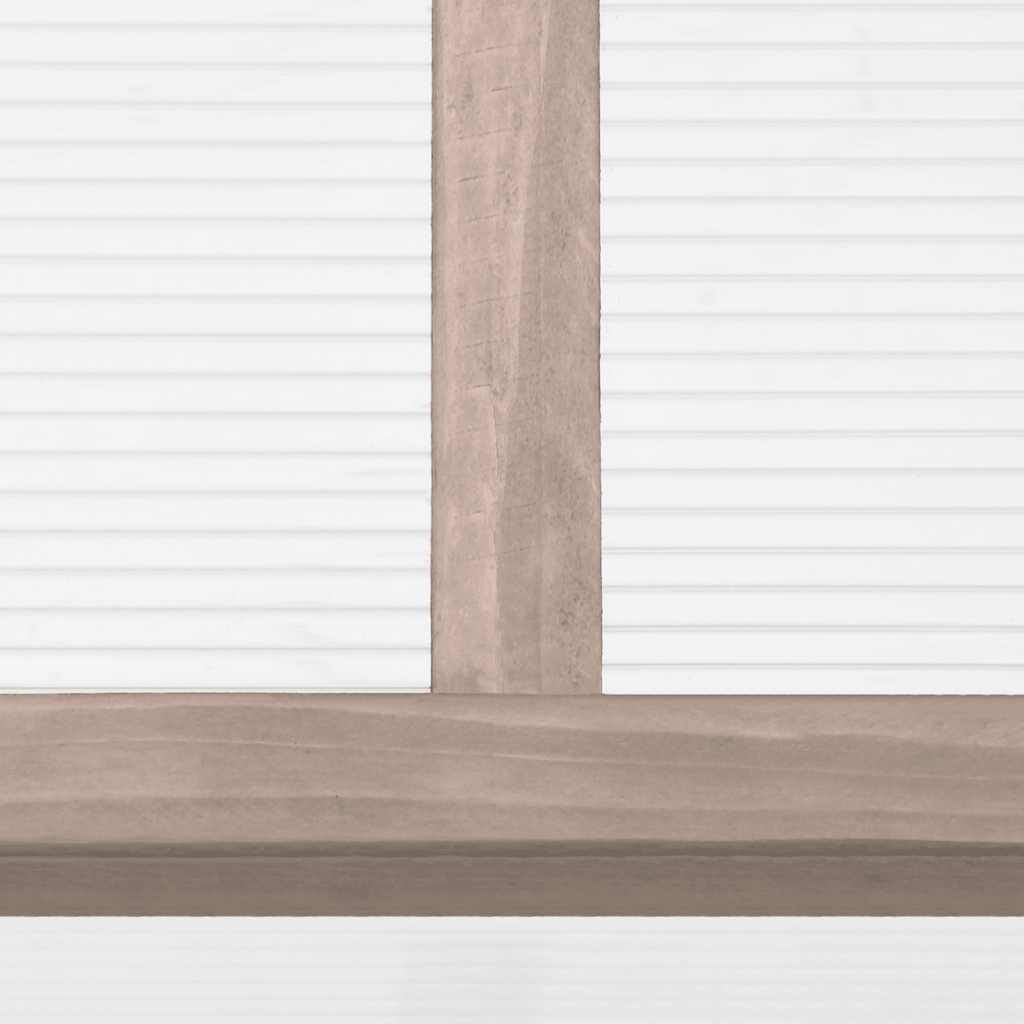 vidaXL Inspekt, szary, 110x56x39 cm, drewno jodłowe