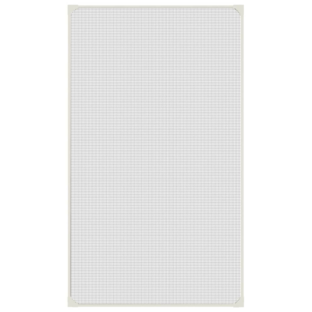 vidaXL Magnetyczna moskitiera okienna, biała, 80x140 cm