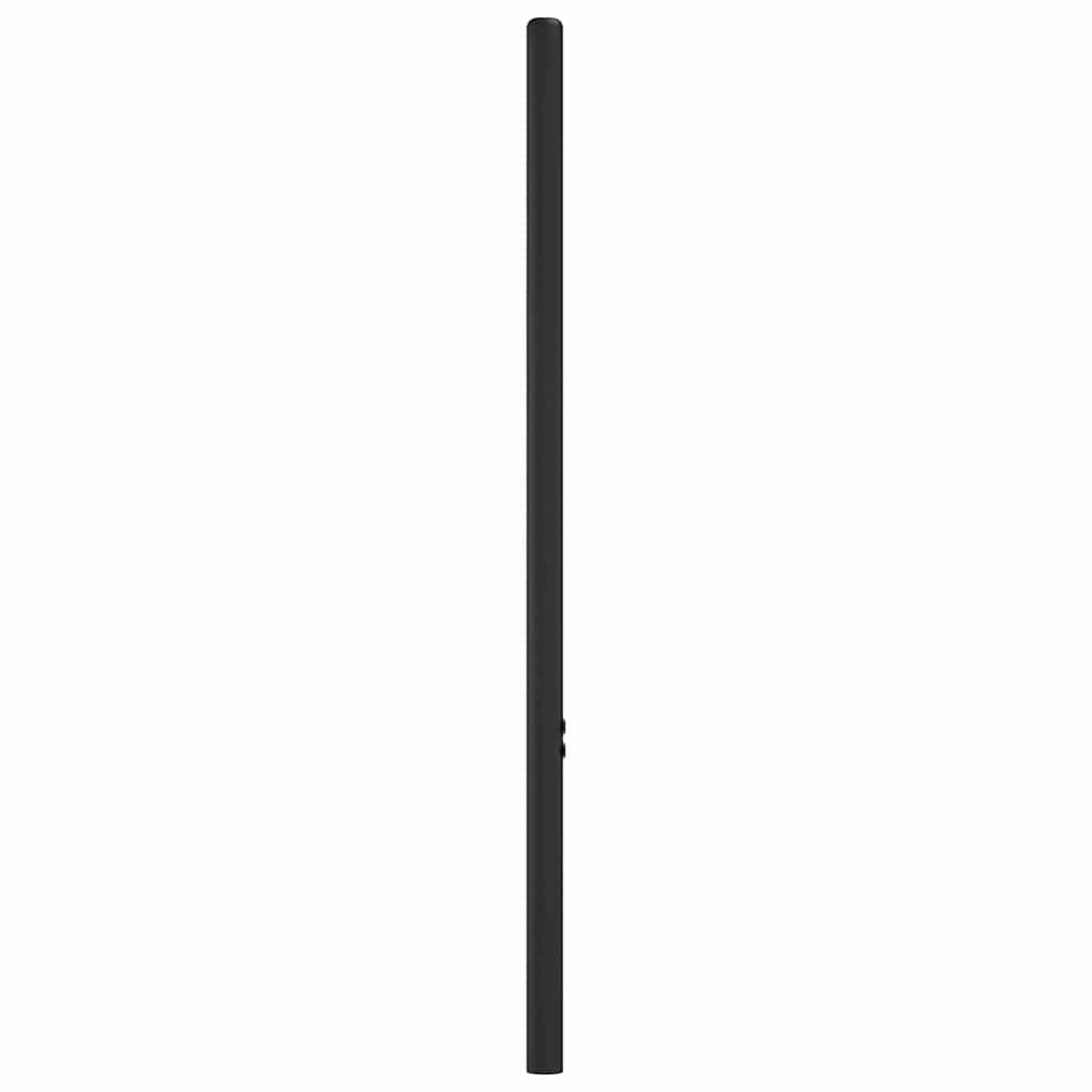 vidaXL Metalowe wymienne wezgłowie, czarne, 100 cm