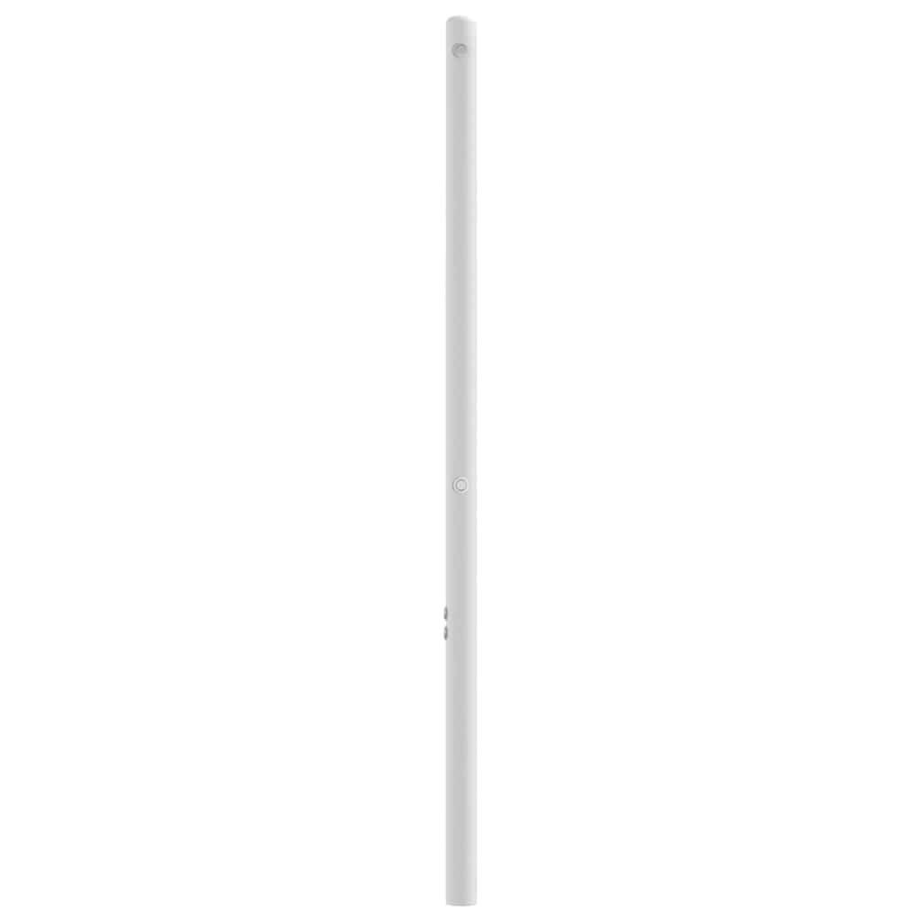 vidaXL Metalowe wymienne wezgłowie, białe, 75 cm