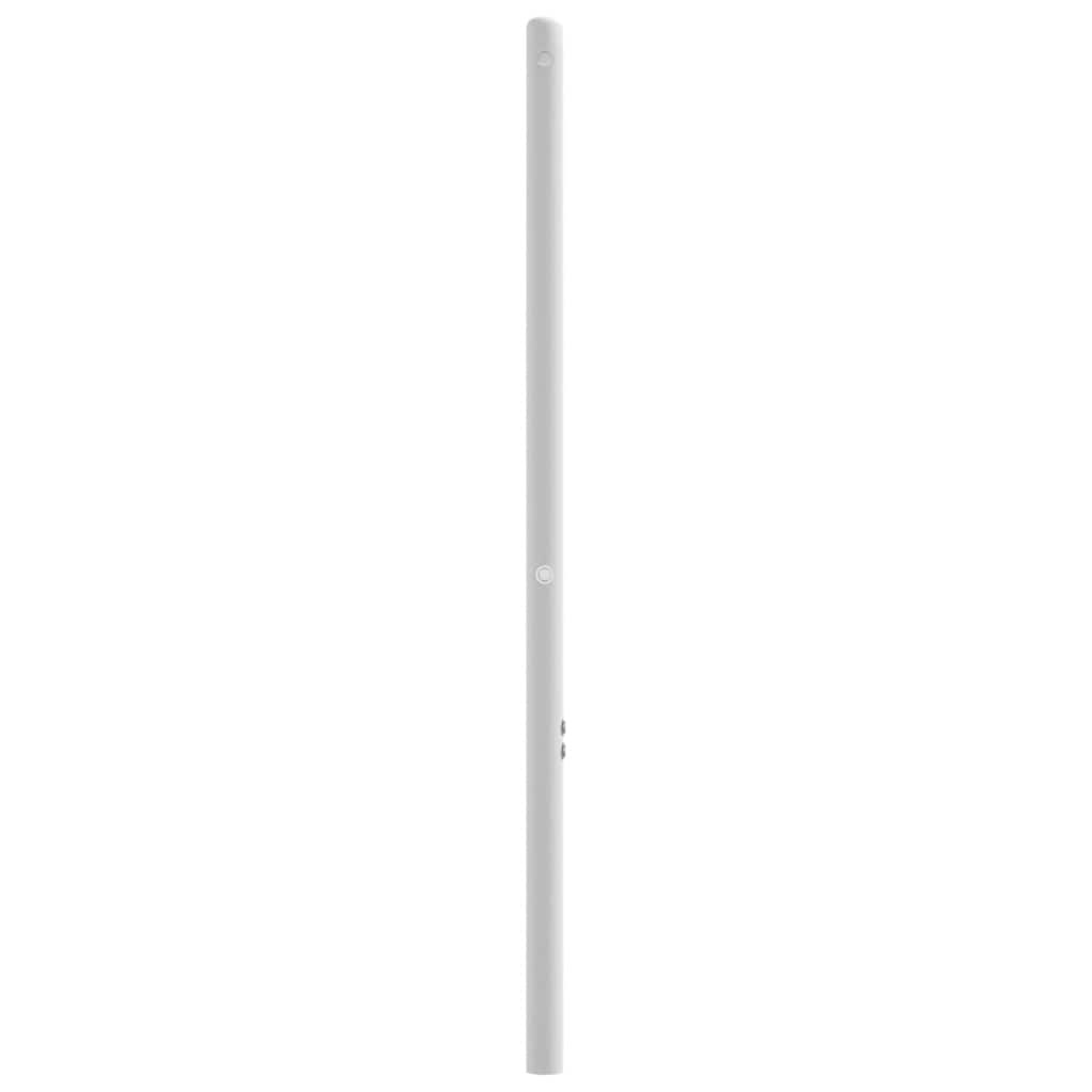 vidaXL Metalowe wymienne wezgłowie, białe, 100 cm