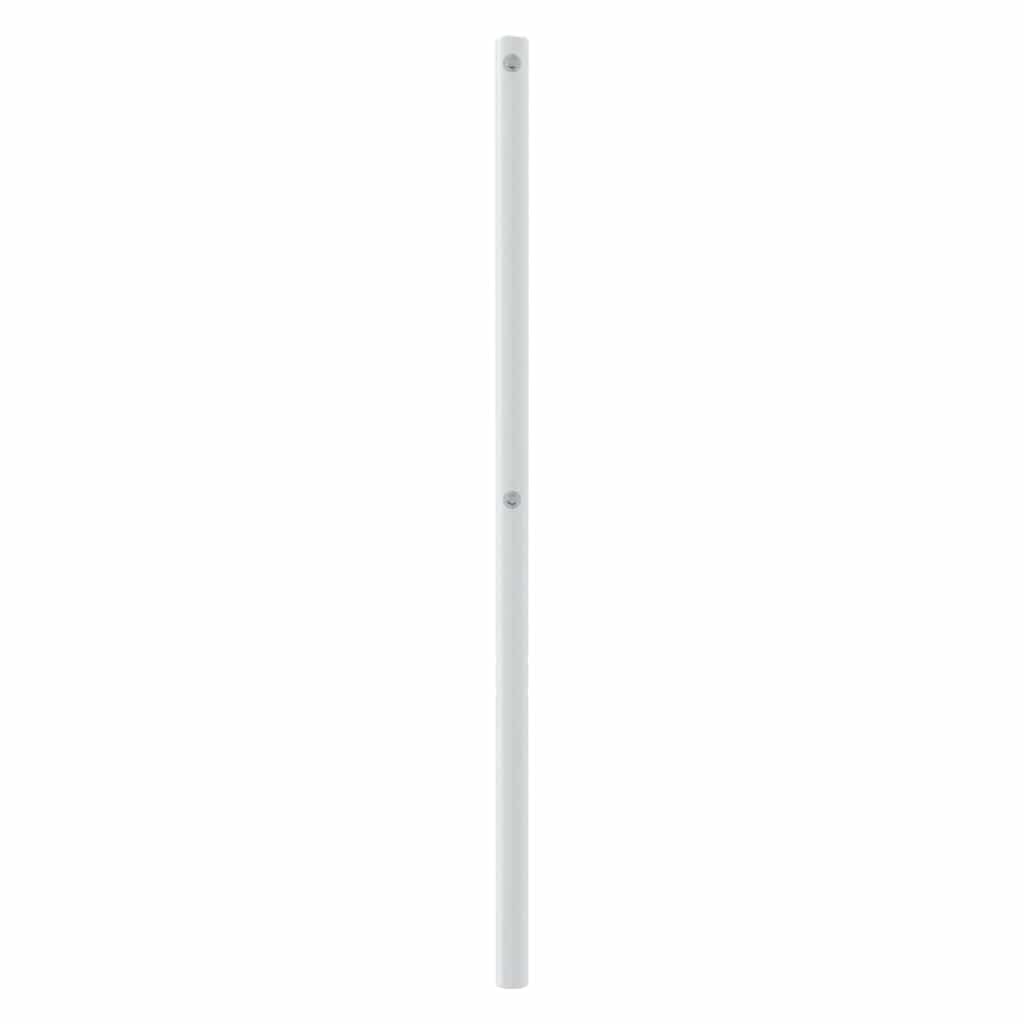 vidaXL Metalowe wymienne wezgłowie, białe, 180 cm