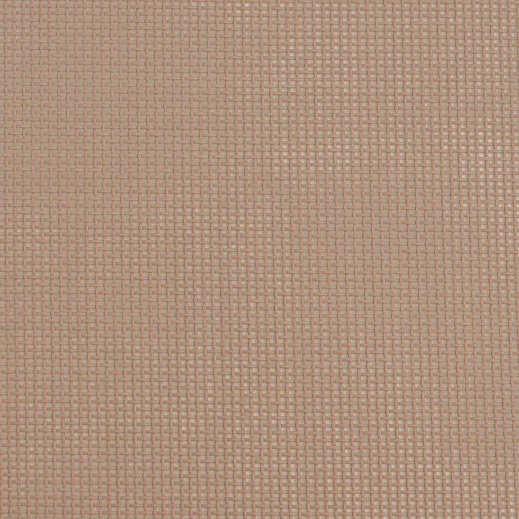 vidaXL Składne leżaki 2 szt., kolor taupe, tkanina Textilene i stal