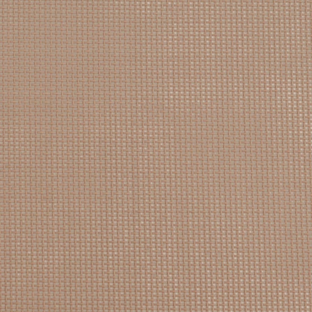 vidaXL Składane krzesła plażowe, 2 szt., taupe, Textilene i stal
