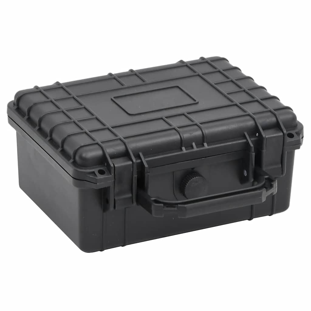 vidaXL Walizka lotnicza, czarna, 24x19x11 cm, PP