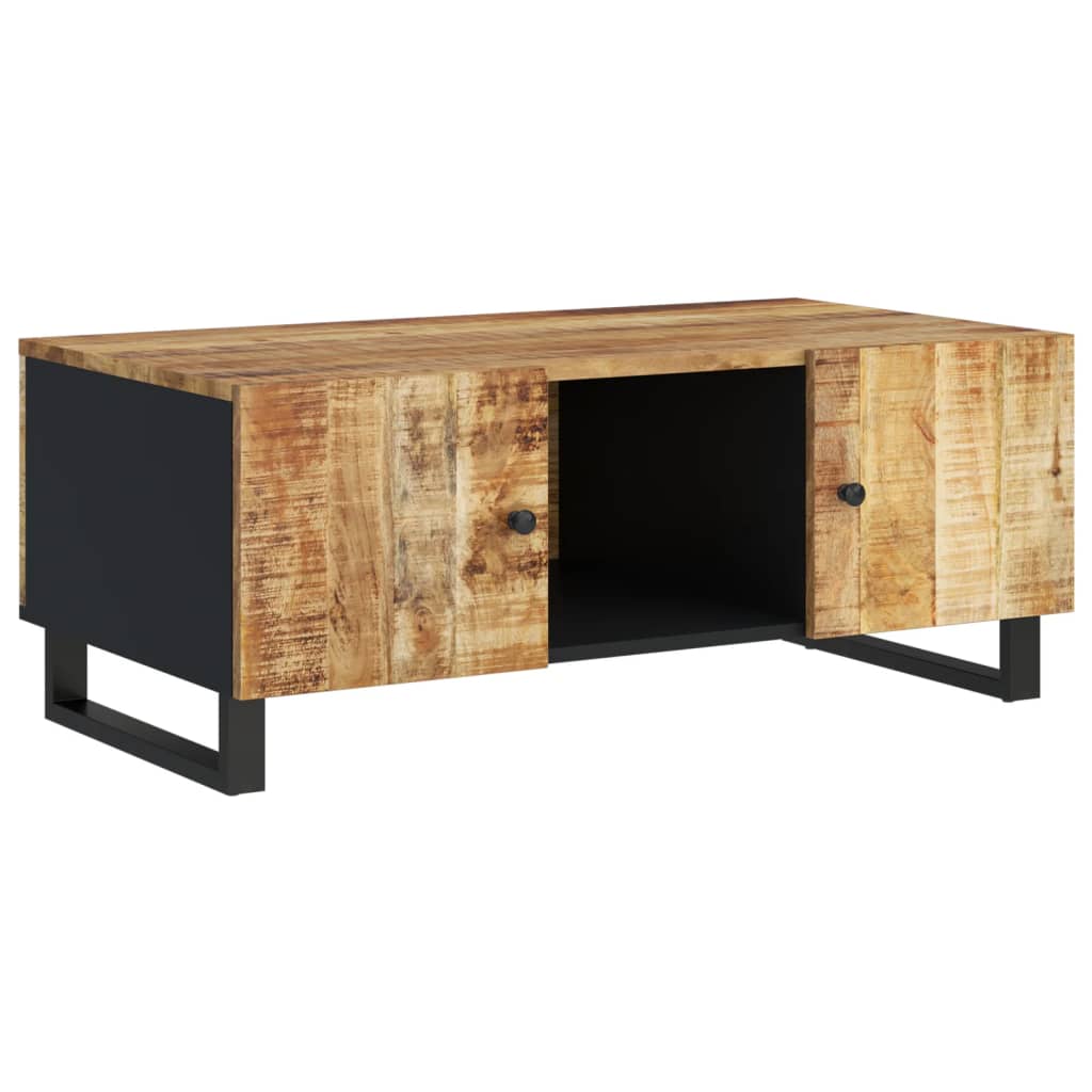 vidaXL Stolik kawowy, 100x54x40 cm, mango i materiał drewnopochodny