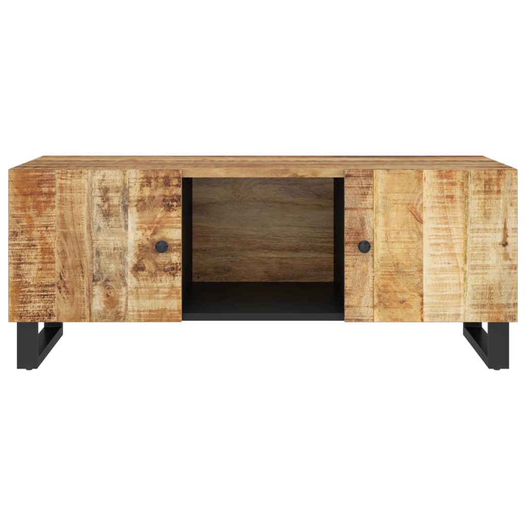 vidaXL Stolik kawowy, 100x54x40 cm, mango i materiał drewnopochodny