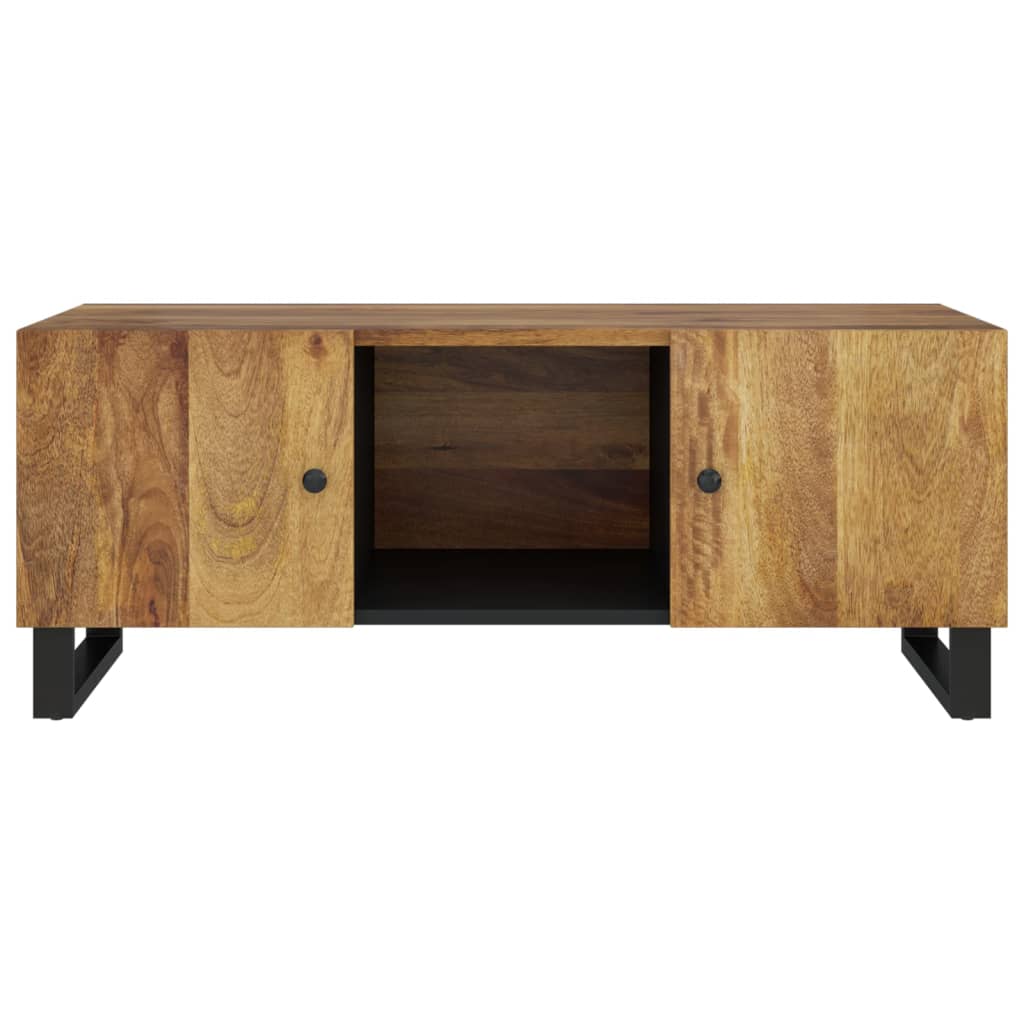 vidaXL Stolik kawowy, 100x54x40 cm, mango i materiał drewnopochodny