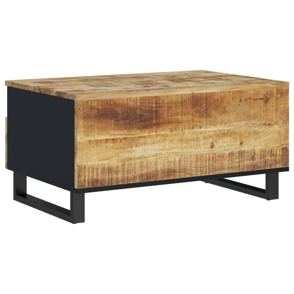 vidaXL Stolik kawowy, 80x54x40 cm, mango i materiał drewnopochodny
