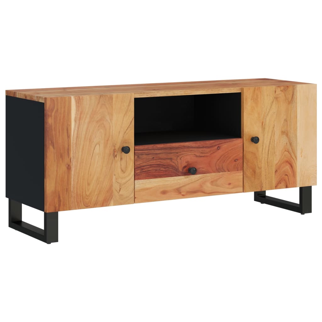 vidaXL Szafka RTV, 105x33,5x46 cm, akacja i materiał drewnopochodny