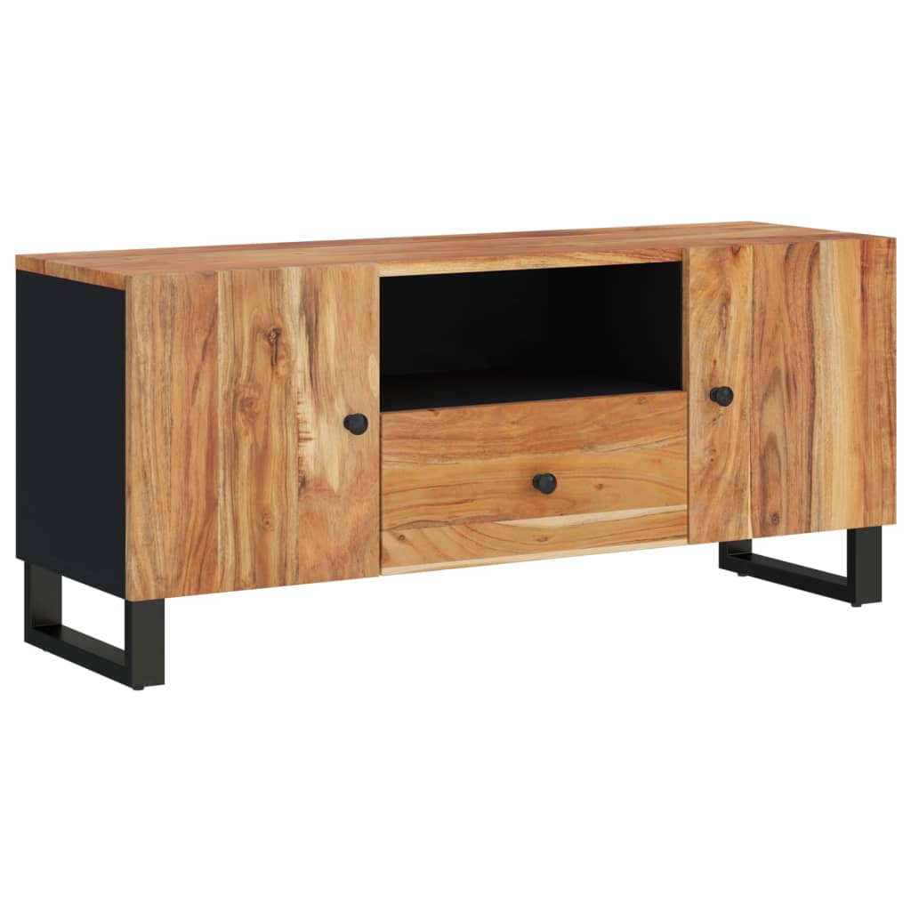 vidaXL Szafka RTV, 105x33,5x46 cm, akacja i materiał drewnopochodny
