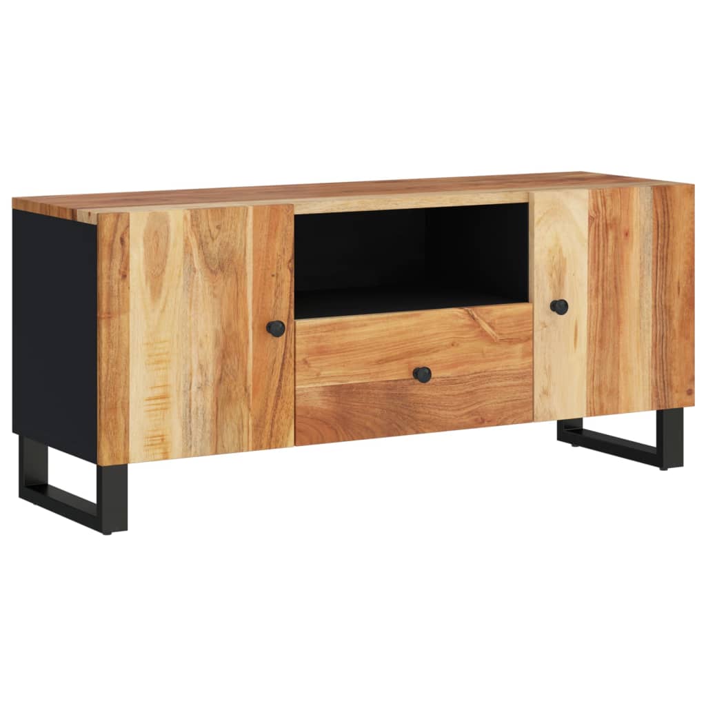 vidaXL Szafka RTV, 105x33,5x46 cm, akacja i materiał drewnopochodny