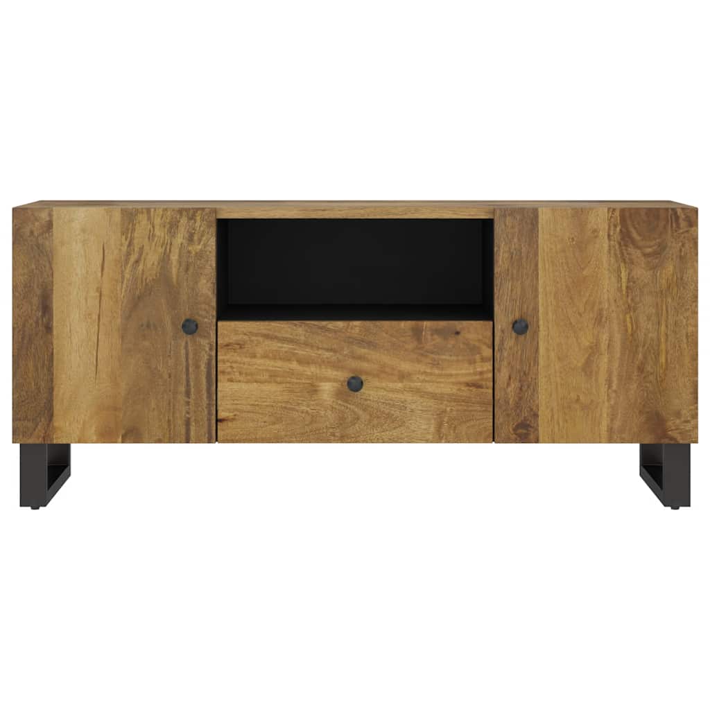 vidaXL Szafka RTV, 105x33,5x46 cm, mango i materiał drewnopochodny