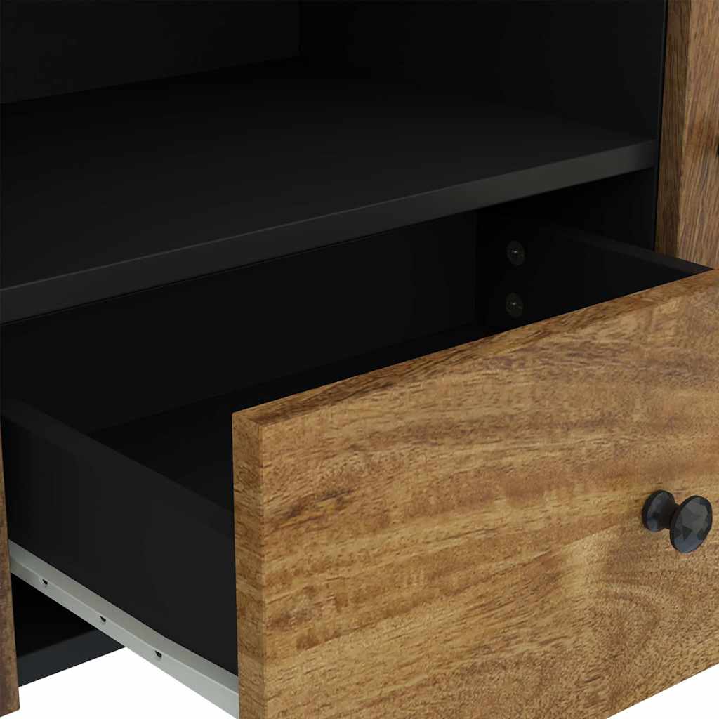 vidaXL Szafka RTV, 105x33,5x46 cm, mango i materiał drewnopochodny