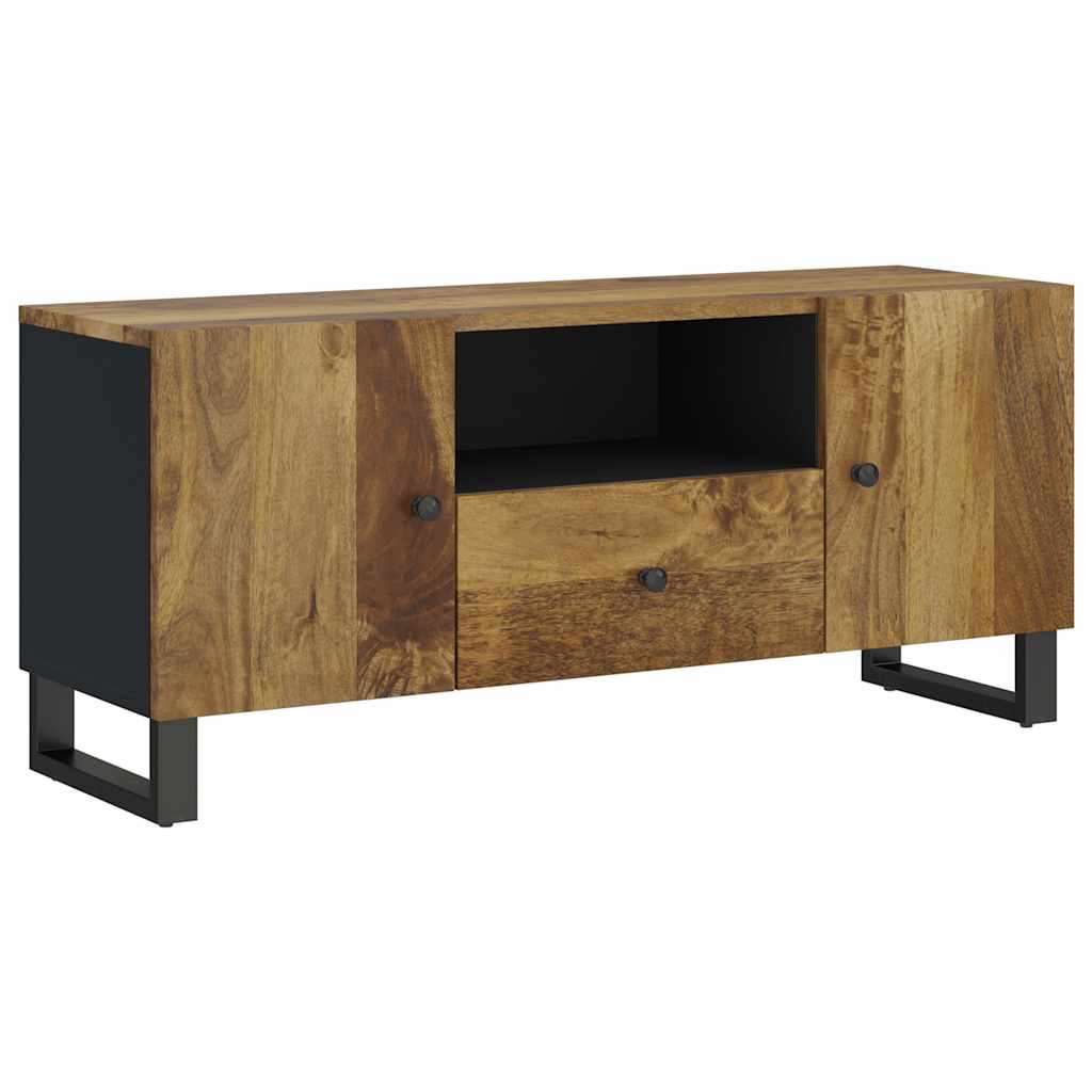 vidaXL Szafka RTV, 105x33,5x46 cm, mango i materiał drewnopochodny