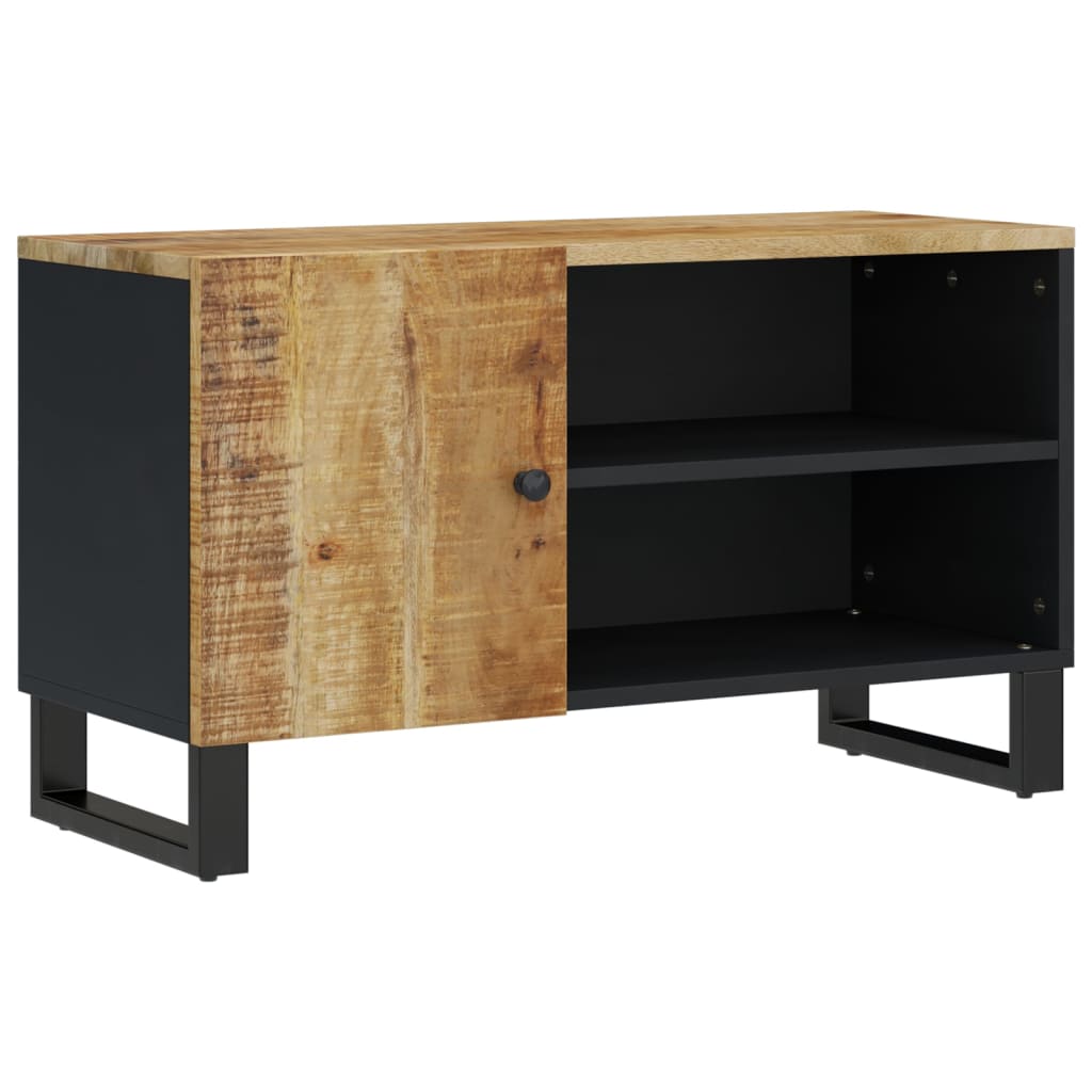vidaXL Szafka RTV, 80x33x46 cm, mango i materiał drewnopochodny