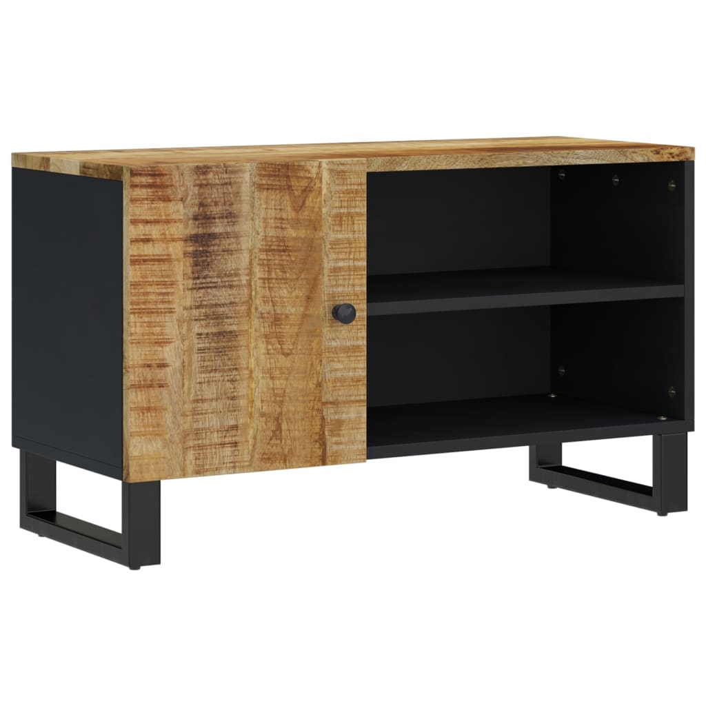 vidaXL Szafka RTV, 80x33x46 cm, mango i materiał drewnopochodny