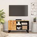 vidaXL Szafka RTV, 80x33x46 cm, mango i materiał drewnopochodny