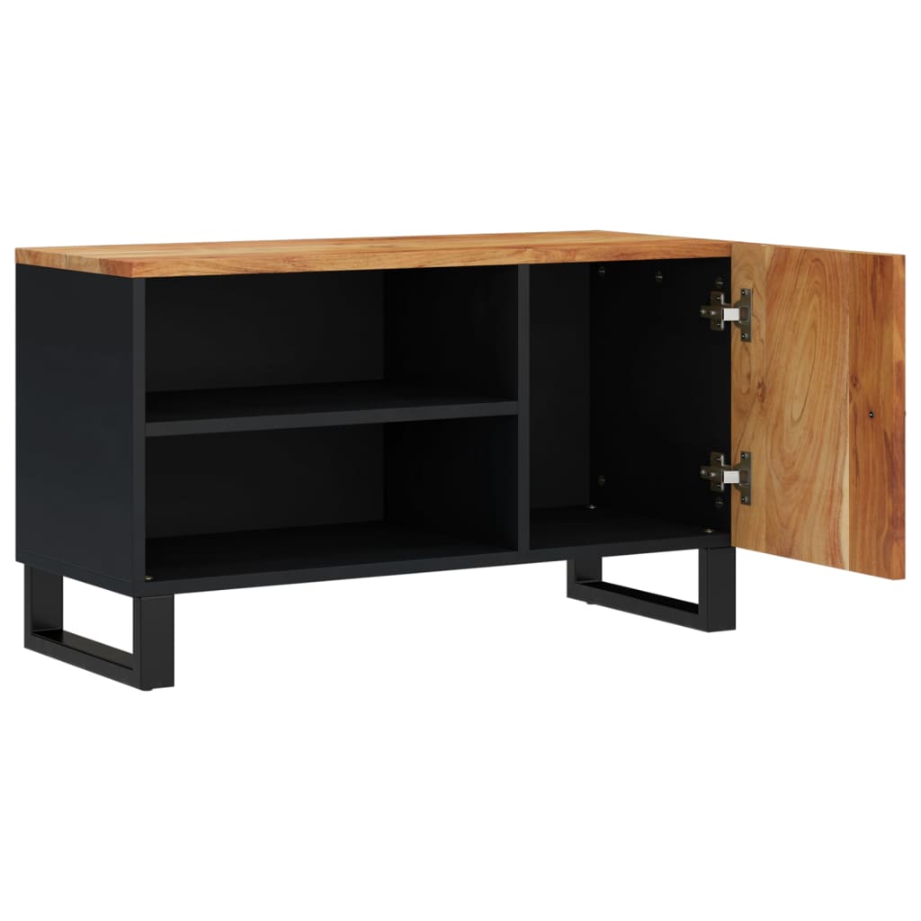 vidaXL Szafka RTV, 80x33x46 cm, akacja i materiał drewnopochodny