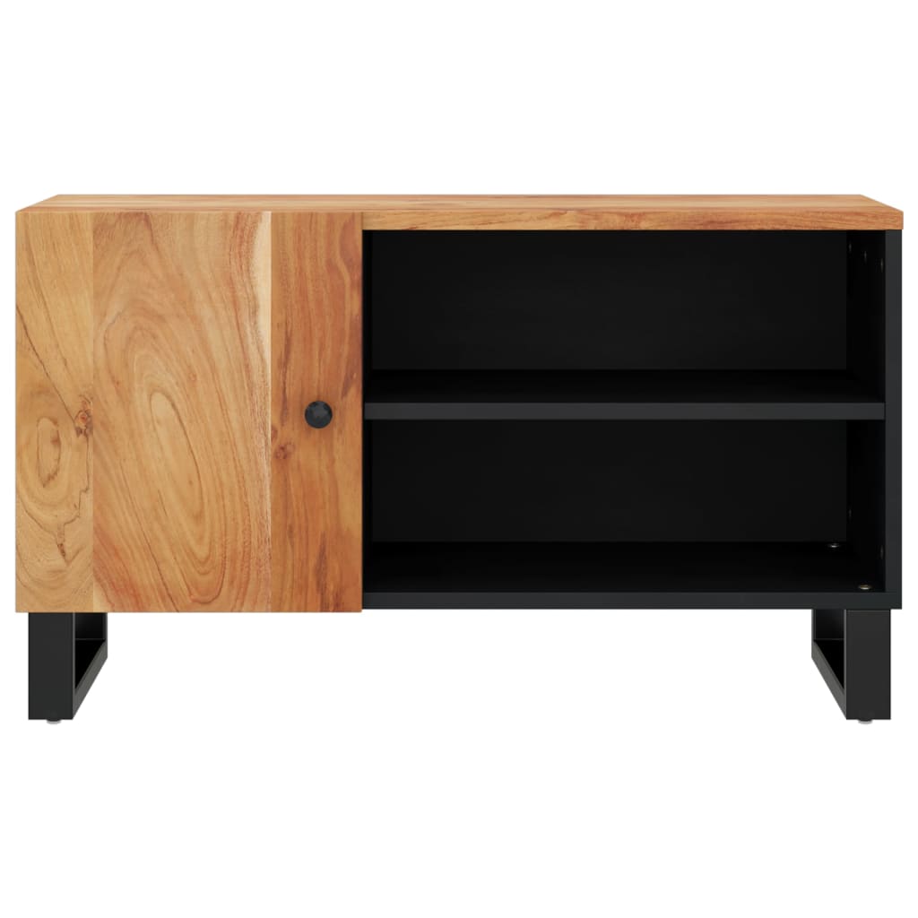 vidaXL Szafka RTV, 80x33x46 cm, akacja i materiał drewnopochodny