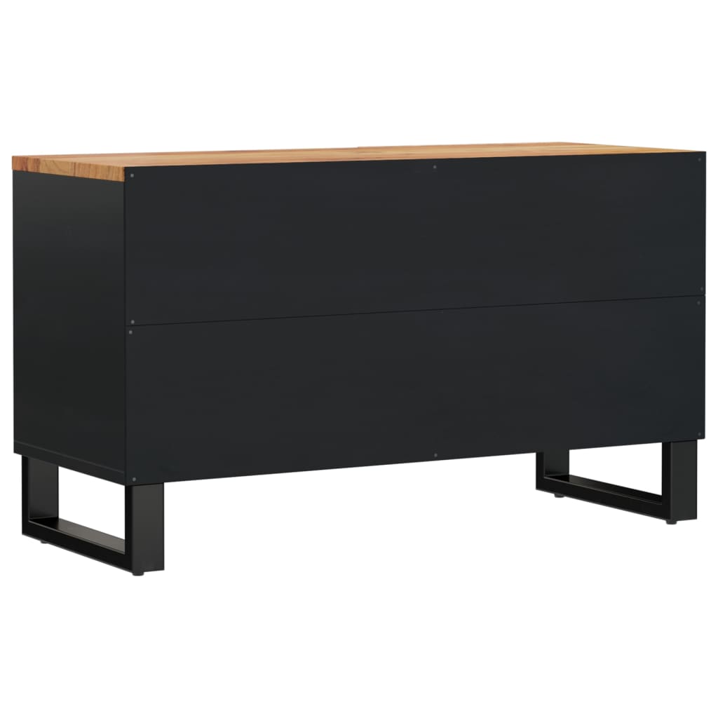 vidaXL Szafka RTV, 80x33x46 cm, akacja i materiał drewnopochodny