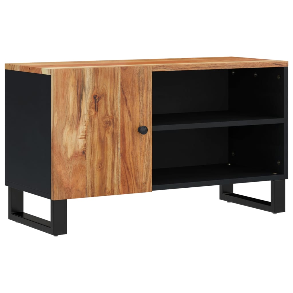 vidaXL Szafka RTV, 80x33x46 cm, akacja i materiał drewnopochodny