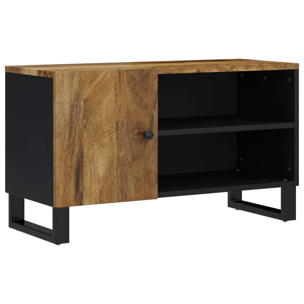 vidaXL Szafka RTV, 80x33x46 cm, mango i materiał drewnopochodny